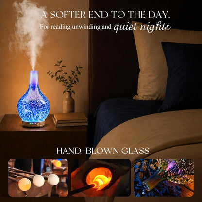 150Ml Handmade Essential Oil Diffuser 6H Runtime