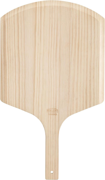 Wooden Pizza Peel, 16" X 14" Pizza Paddle with 8" Handle